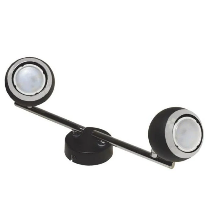 Lampa spotlight Kynis 2xGU10 czarna