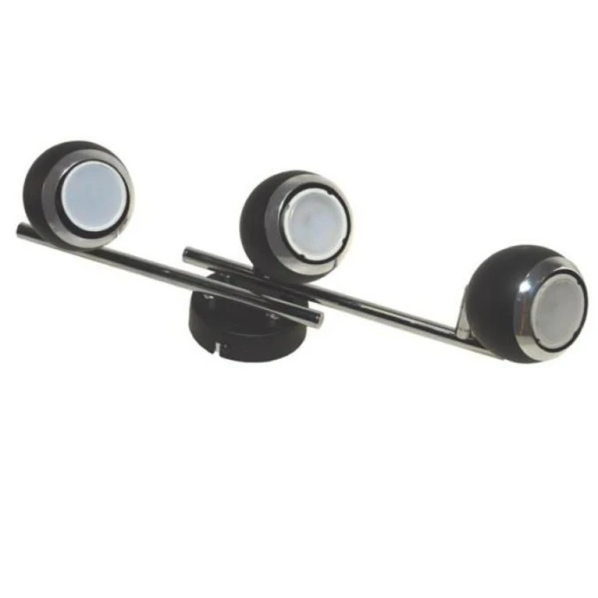 Lampa spotlight Kynis 3xGU10 czarna