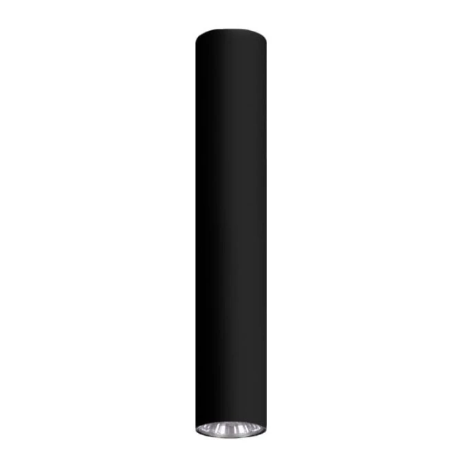 Lampa Spot GU10 Czarny z serii MILE BLACK długi downlight natynkowy 30cm GU10 do kuchni K‑4406 Kaja Lighting