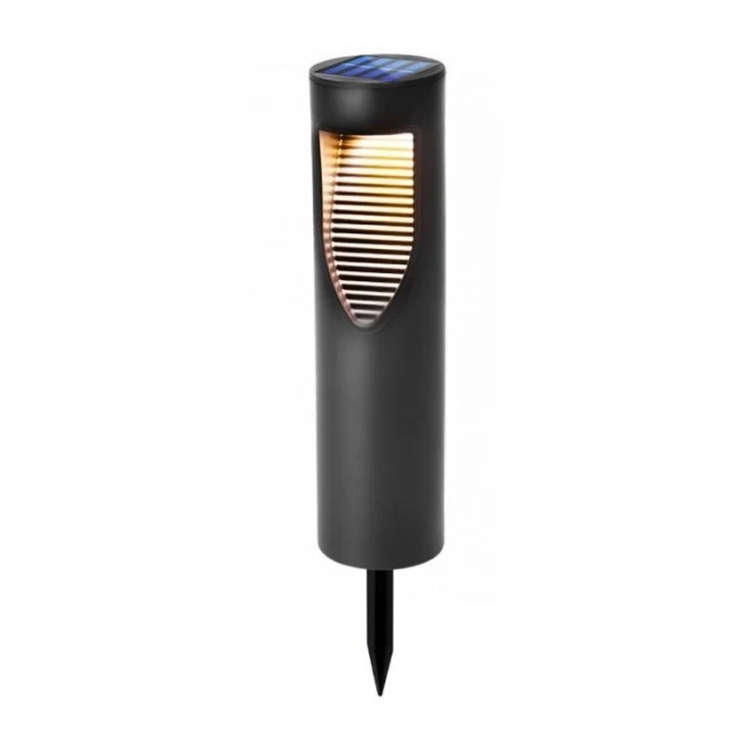 Lampa Solarna Ogrodowa LED Wbijana Słupek 34cm BURGO 4000K IP44 LUMILED