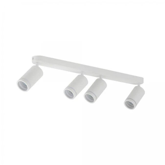Lampa sufitowa biała 4x reflektorki na listwie JET WHITE 4*GU10 6917 TK Lighting