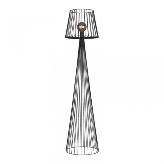 Lampa stojąca czarna, druciana, industrialna z serii SOUL BLACK K‑4643 Kaja Lighting