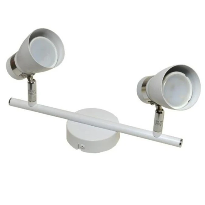 Lampa spotlight Dez 2xGU10 biała