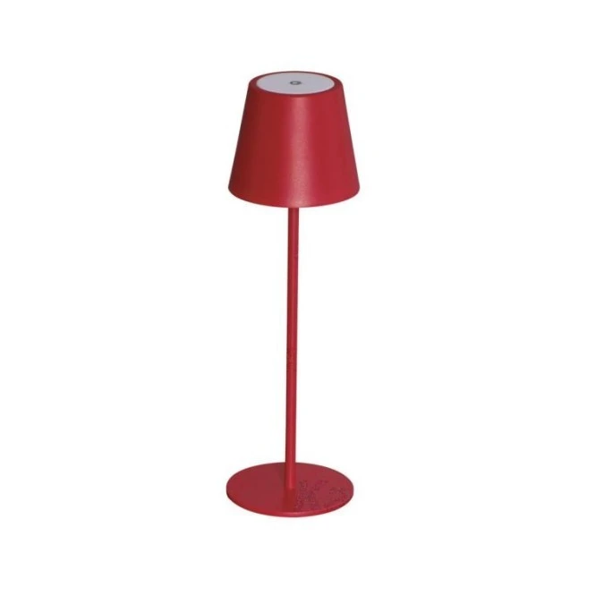 Lampa stołowa LED ACCU INITA LED IP54 GN max 1,2W 165lm IP54 barwa ciepła 3000K czerwony 36322