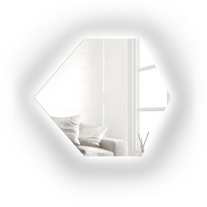 Lustro o geometrycznym kształcie z podświetleniem – GEOME LED 818080