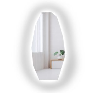 Lustro o ostrym organicznym kształcie z podświetleniem – PIRYT LED 819650 Lustro o ostrym organicznym kształcie z podświetleniem – PIRYT LED 819650