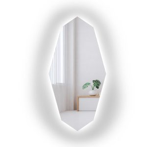 Lustro o ostrym organicznym kształcie z podświetleniem – RIOLIT LED 819649 Lustro o ostrym organicznym kształcie z podświetleniem – RIOLIT LED 819649