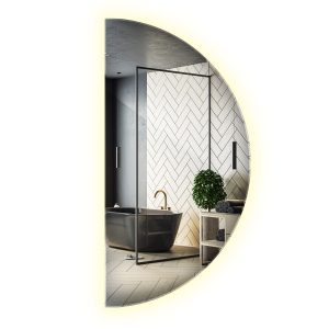Lustro Okrągłe LED do Sypialni|Wallfluent|40 cm|Neutralne światło 861396 Lustro Okrągłe LED do Sypialni|Wallfluent|40 cm|Neutralne światło 861396