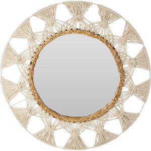 Lustro okrągłe makrama, Ø 55 cm 218623 Lustro okrągłe makrama, Ø 55 cm 218623