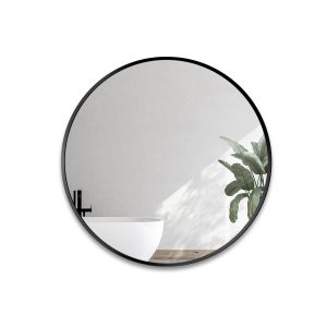 Lustro okrągłe w ramie czarnej MDF SLIM – OTYLIA 1031840 Lustro okrągłe w ramie czarnej MDF SLIM – OTYLIA 1031840