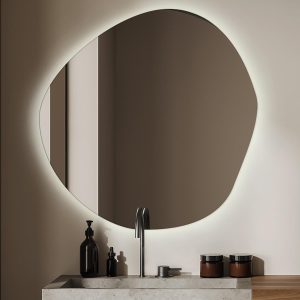 Lustro Organiczne LED Premium Podświetlane 58×58 cm 117402 Lustro Organiczne LED Premium Podświetlane 58×58 cm 117402