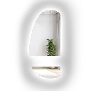 Lustro organiczne w dwóch częściach z podświetleniem LED – TURMALIN LED 795820 Lustro organiczne w dwóch częściach z podświetleniem LED – TURMALIN LED 795820