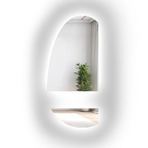 Lustro organiczne w dwóch częściach z podświetleniem LED – TURMALIN LED 795864 Lustro organiczne w dwóch częściach z podświetleniem LED – TURMALIN LED 795864