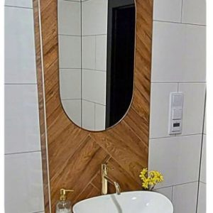 Lustro owalne łazienkowe 50×90 srebrne owal bez podświetlenia premium 742307 Lustro owalne łazienkowe 50×90 srebrne owal bez podświetlenia premium 742307