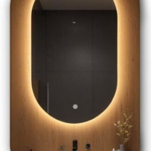 Lustro owalne led 70×110 wodoodporne ledy włącznik podświetlane owal ledowe 742371 Lustro owalne led 70×110 wodoodporne ledy włącznik podświetlane owal ledowe 742371
