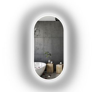 Lustro owalne piaskowane z podświetleniem – ROMI LED 782455 Lustro owalne piaskowane z podświetleniem – ROMI LED 782455