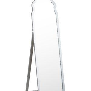 Lustro podłogowe stojące 40 x 150 cm srebrne 281056 Lustro podłogowe stojące 40 x 150 cm srebrne 281056
