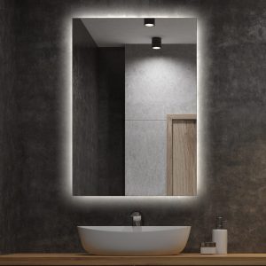 Lustro podświetlane do Salonu Sypialni 100×70 cm 110803 Lustro podświetlane do Salonu Sypialni 100×70 cm 110803