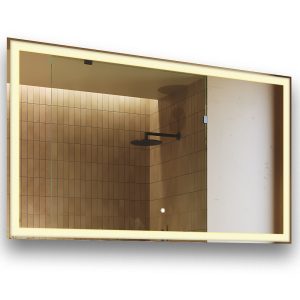 Lustro podświetlane łazienkowe LED 120×70 z włącznikiem dotykowym 3000K 565878 Lustro podświetlane łazienkowe LED 120×70 z włącznikiem dotykowym 3000K 565878