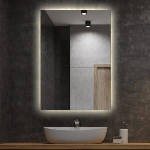 Lustro podświetlane LED Salon Sypialnia 60×40 cm 110816 Lustro podświetlane LED Salon Sypialnia 60×40 cm 110816