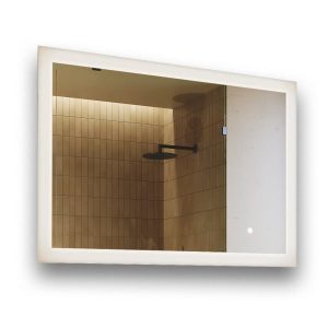 Lustro prostokatne LED 100×70 z dotykiem, Lustro łazienkowe 542564 Lustro prostokatne LED 100×70 z dotykiem, Lustro łazienkowe 542564