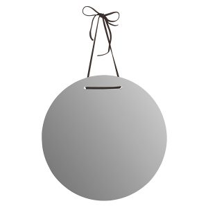 Lustro ścienne 32 cm z czarnym sznurem 34139 Lustro ścienne 32 cm z czarnym sznurem 34139