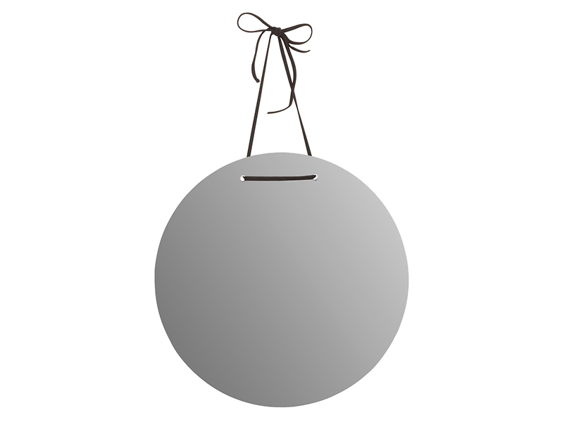 Lustro ścienne 32 cm z czarnym sznurem 34139