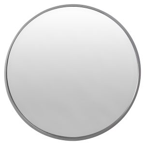 Lustro ścienne 50 cm okrągłe srebrne 23125 Lustro ścienne 50 cm okrągłe srebrne 23125