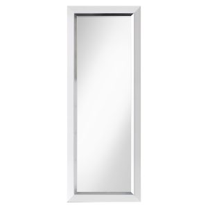 Lustro ścienne 54×144 cm biało-srebrne 13699 Lustro ścienne 54×144 cm biało-srebrne 13699
