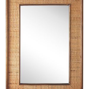 Lustro ścienne 54×74 jasne drewno 281064 Lustro ścienne 54×74 jasne drewno 281064