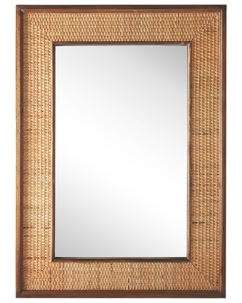 Lustro ścienne 54x74 jasne drewno 281064