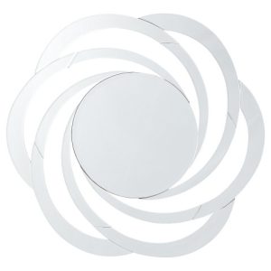 Lustro ścienne 70 cm srebrne szklane 189302 Lustro ścienne 70 cm srebrne szklane 189302