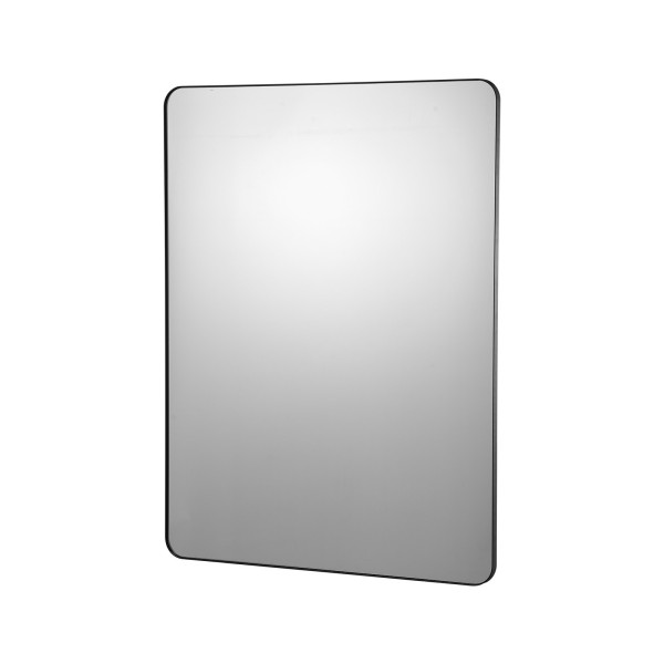 Lustro ścienne 91x122 cm prostokątne w ramie aluminiowej do łazienki 932607