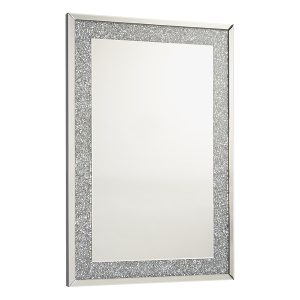 Lustro ścienne Atlanta 80×120 cm srebrne 711762 Lustro ścienne Atlanta 80×120 cm srebrne 711762