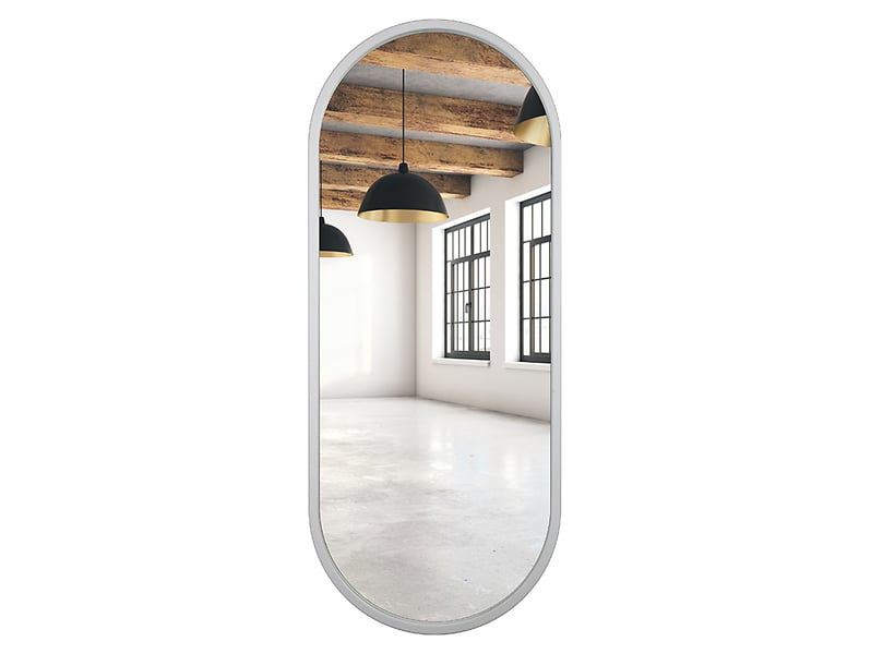 Lustro ścienne biały mat 50x115 53582