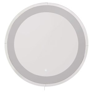 Lustro ścienne Carlo 80 cm srebrne LED 711757 Lustro ścienne Carlo 80 cm srebrne LED 711757