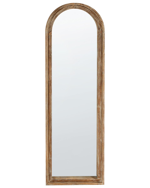 Lustro ścienne COIGNY 55 x 170 cm Drewno jodłowe Jasnobrązowy 727757