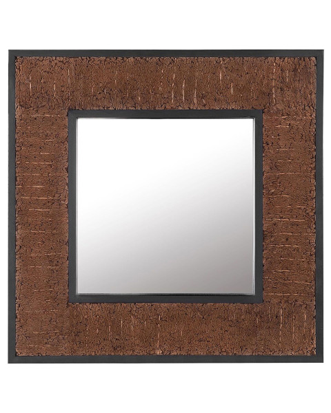 Lustro ścienne dekoracyjne 60x60 drewno 189405