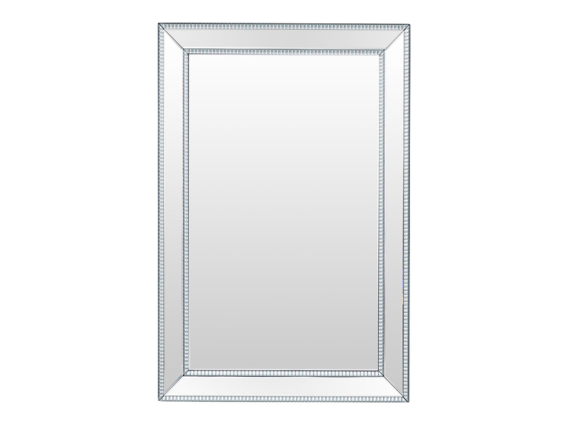 Lustro ścienne Diamant 80x120 cm srebrne 711760