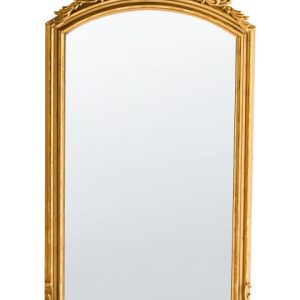 Lustro ścienne GORGES 55 x 96 cm Metal Złoty 728982 Lustro ścienne GORGES 55 x 96 cm Metal Złoty 728982