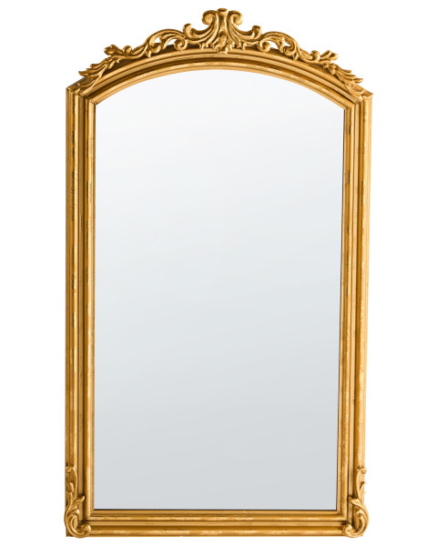 Lustro ścienne GORGES 55 x 96 cm Metal Złoty 728982