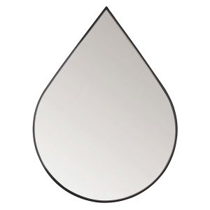 Lustro ścienne kropla Ronne 41×56 cm czarne 50357 Lustro ścienne kropla Ronne 41×56 cm czarne 50357