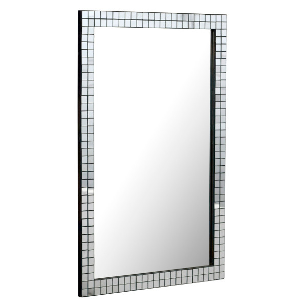 Lustro ścienne kwadratowe 90cm dekoracyjne wiszące do przedpokoju pokojowe 965372