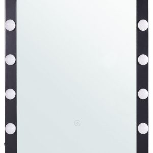 Lustro ścienne LED 50×60 czarne 190918 Lustro ścienne LED 50×60 czarne 190918