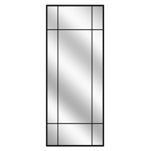 Lustro ścienne Loft Connor 60×150 cm czarne 291968 Lustro ścienne Loft Connor 60×150 cm czarne 291968