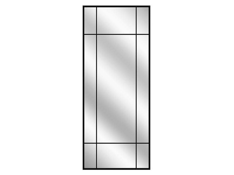 Lustro ścienne Loft Connor 60x150 cm czarne 291968