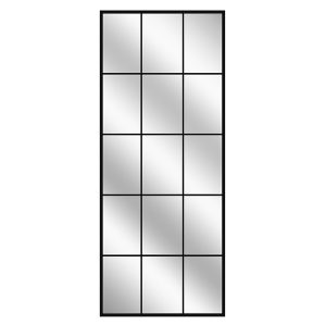 Lustro ścienne Loft William 60×150 cm czarne 291967 Lustro ścienne Loft William 60×150 cm czarne 291967