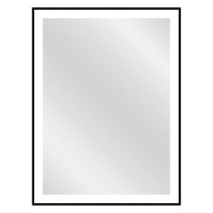 Lustro ścienne Logan Black LED 60×80 cm czarne 47789 Lustro ścienne Logan Black LED 60×80 cm czarne 47789
