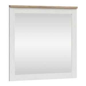 Lustro ścienne Loksa 90,5×96 cm białe 33206 Lustro ścienne Loksa 90,5×96 cm białe 33206