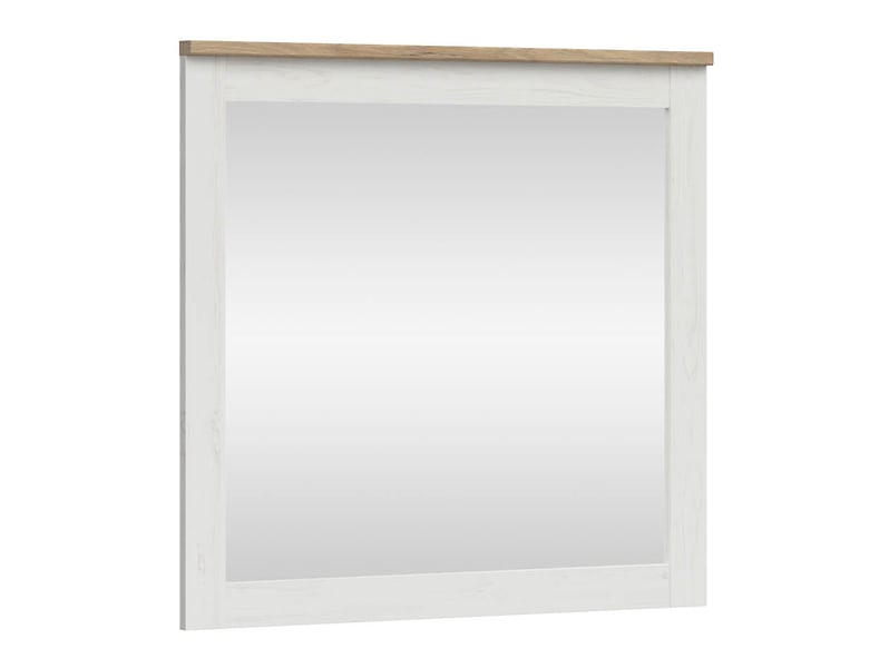 Lustro ścienne Loksa 90,5x96 cm białe 33206